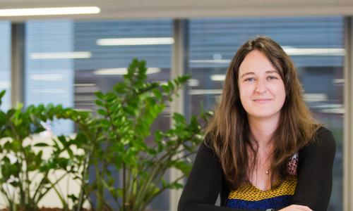 Photo of Erinn Sapsford - used for the National Grid article 'Erinn Sapsford: helping green up the UK’s energy'