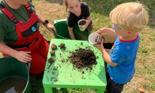 Children play at Willow Gardens