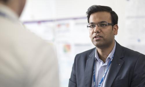 Photo of Robin Gupta - used for the National Grid story 'Robin Gupta: working together to decarbonise South Wales'