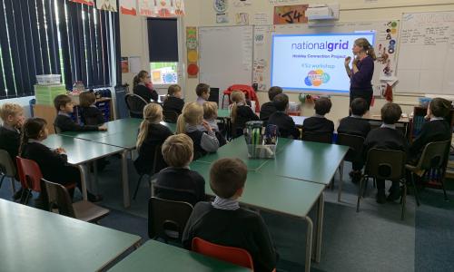Picture of a school classroom
