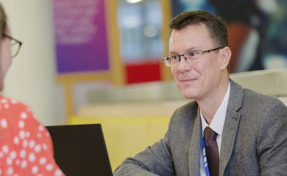 Photo of Andrew Benjamin - used for the National Grid story 'Andrew Benjamin: cutting carbon emissions'