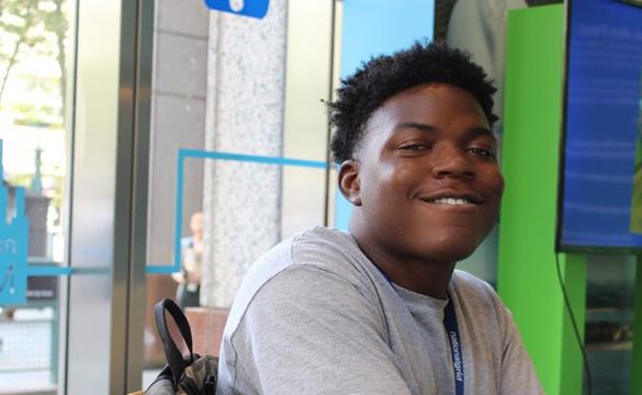 National Grid intern Abdul Adeniji
