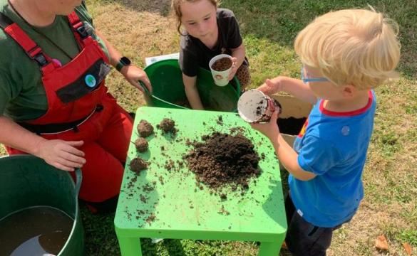 Children play at Willow Gardens
