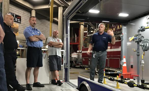 National Grid US volunteer fire fighter Kevin Krough