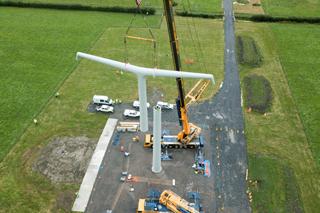 pylon construction site