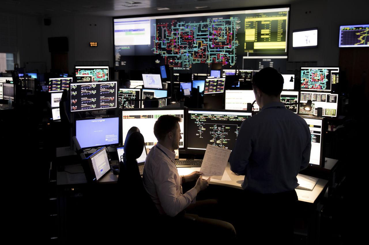 Control room TNCC Warwick.jpg National Grid TNCC Control Room