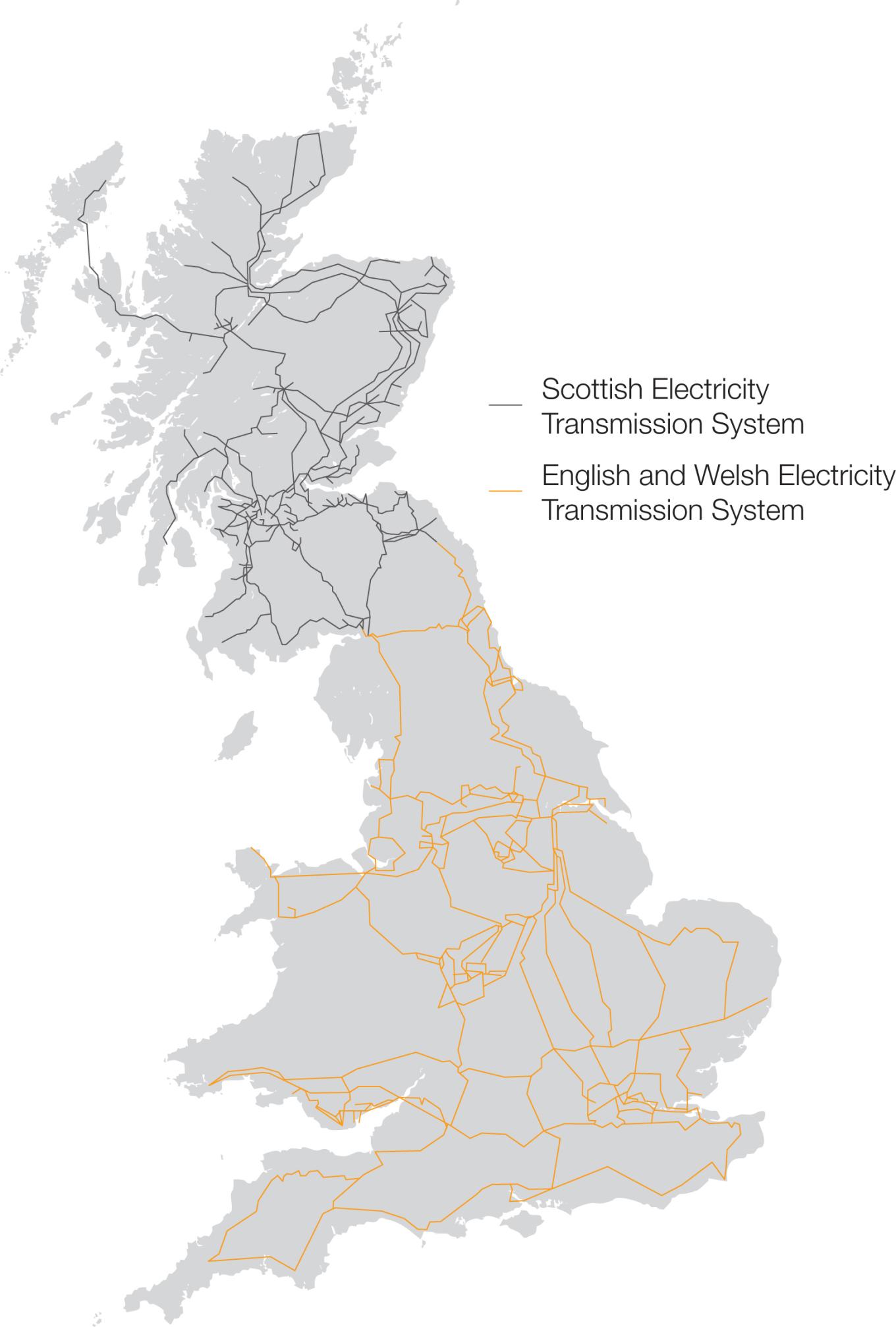 Electricity Transmission map