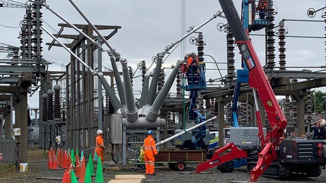 Nechells Substation - 640x360 Substation build process