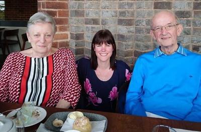 Sarah Jeffery and parents 400x263.jpg Sarah Jeffery and her parents used for National Grid's 'Supporting carers during stressful times' article