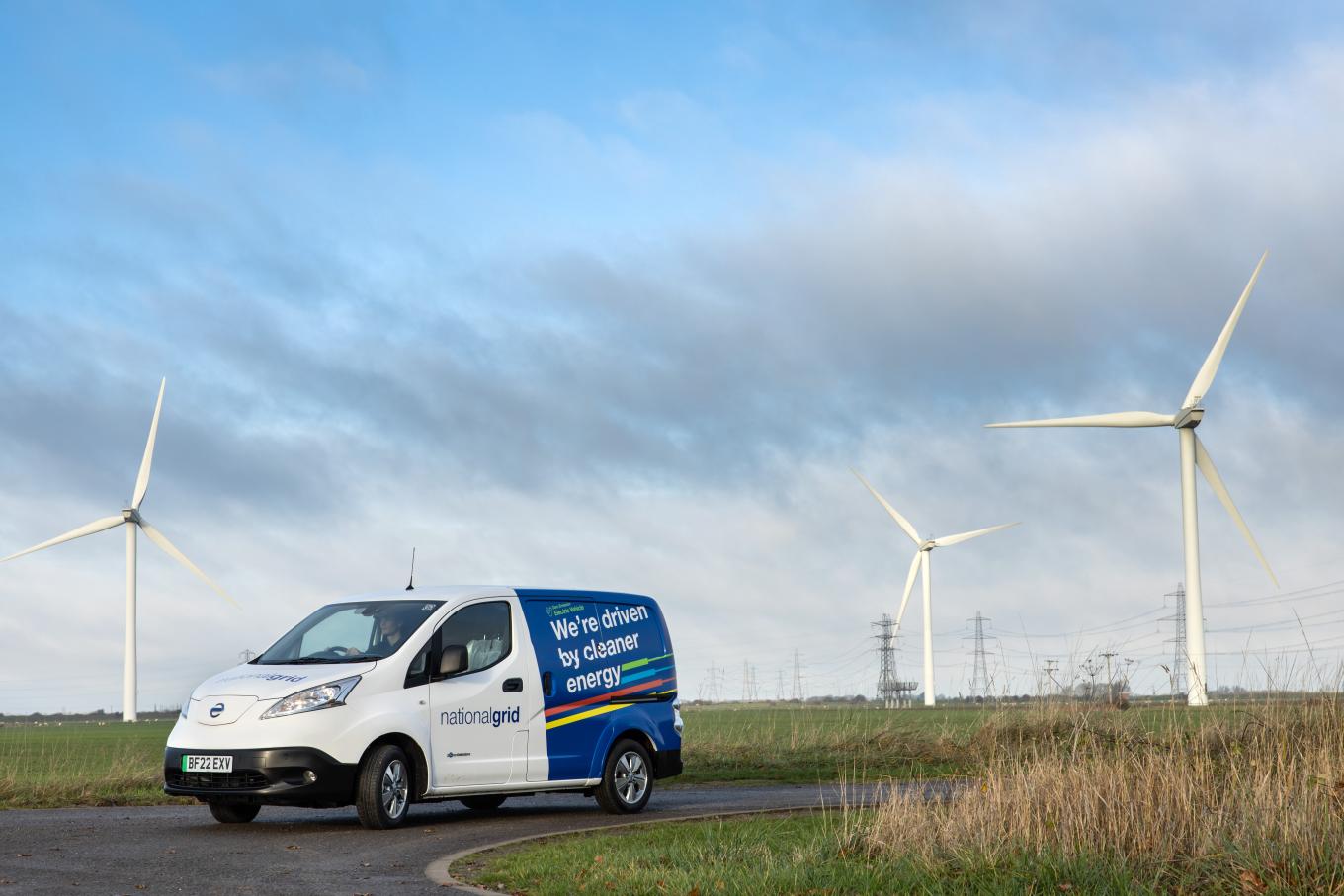 BickerFen-EV-van-ND061222-049.jpg A National Grid van at Bicker Fen substation, Lincolnshire