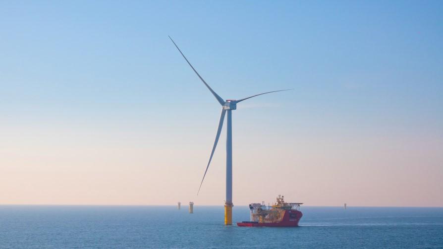 Dogger Bank turbine.jpg A wind turbine at Dogger Bank