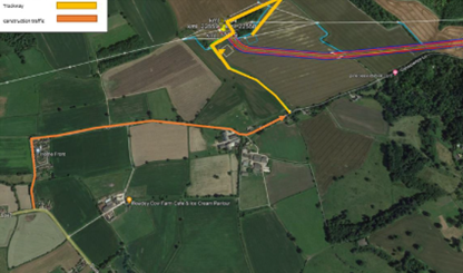 NWD VIP Conscience Lane map1.png Map showing temporary access along Conscience Lane