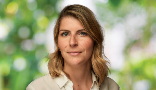 A photo of Angela Broad who is the director of investor relations