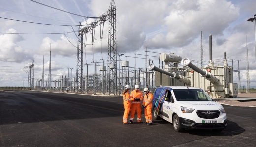 Viking Link AC Yard engineers