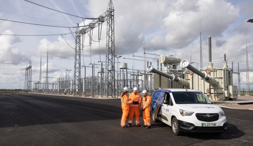 Viking Link AC Yard engineers